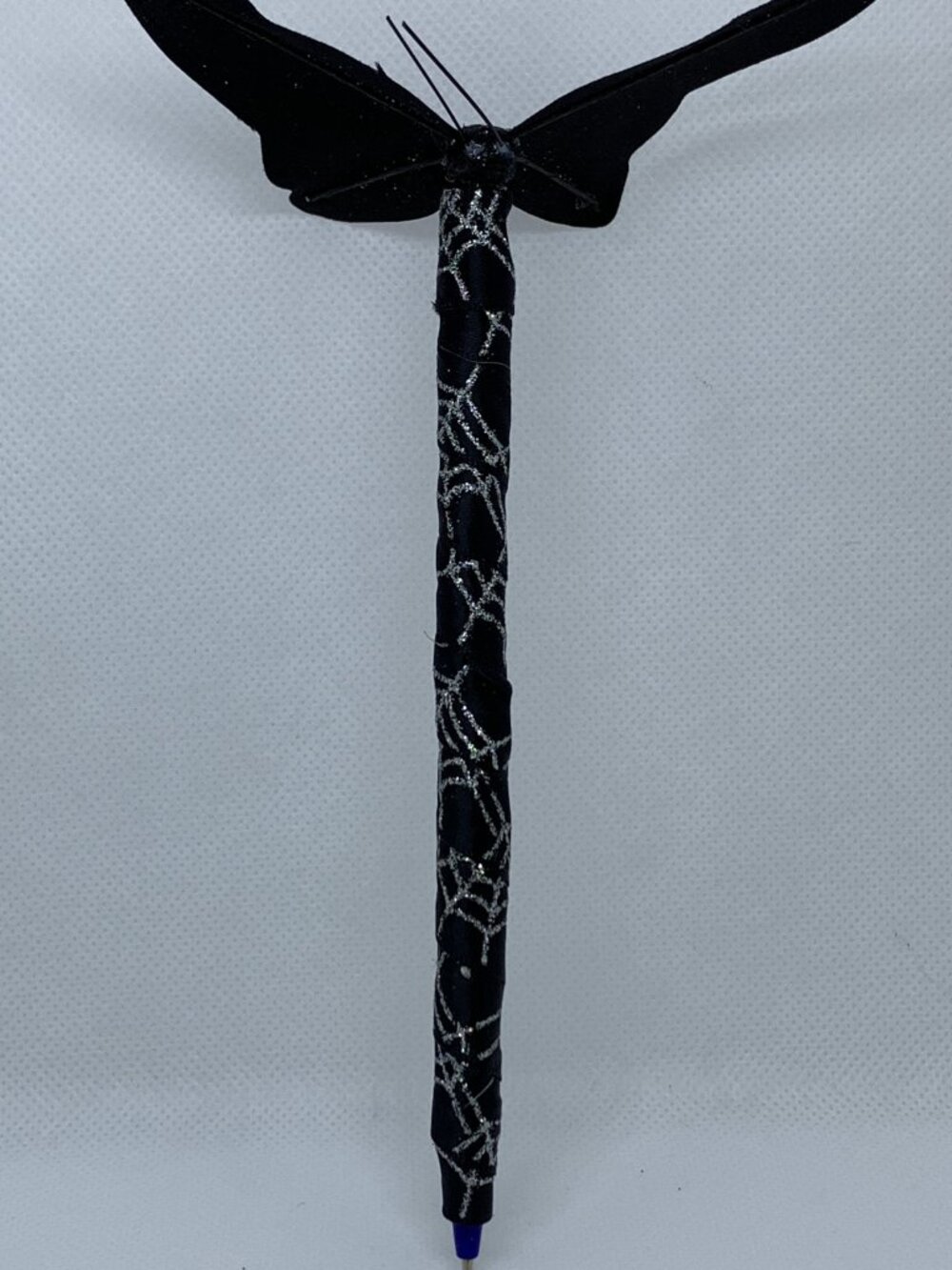 Black & Silver Spiderweb Butterfly Journal Writing Pen (SP13)